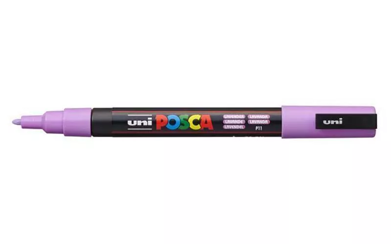 Akrylový popisovač Posca PC-3M, levandulová, 0,9-1,3 mm, UNI