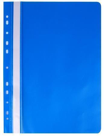 Desky s rychlovazačem, europerforace, modré, PP, A4, VICTORIA ,balení 20 ks