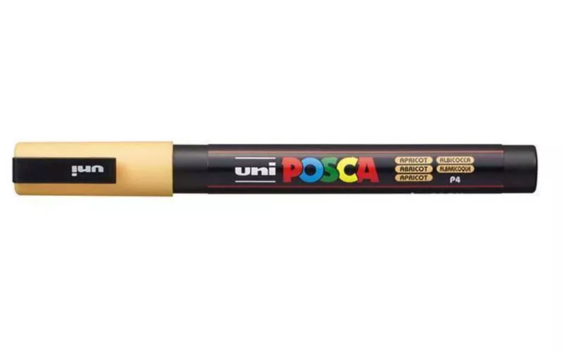 Akrylový popisovač Posca PC-3M, broskvová, 0,9-1,3 mm, UNI