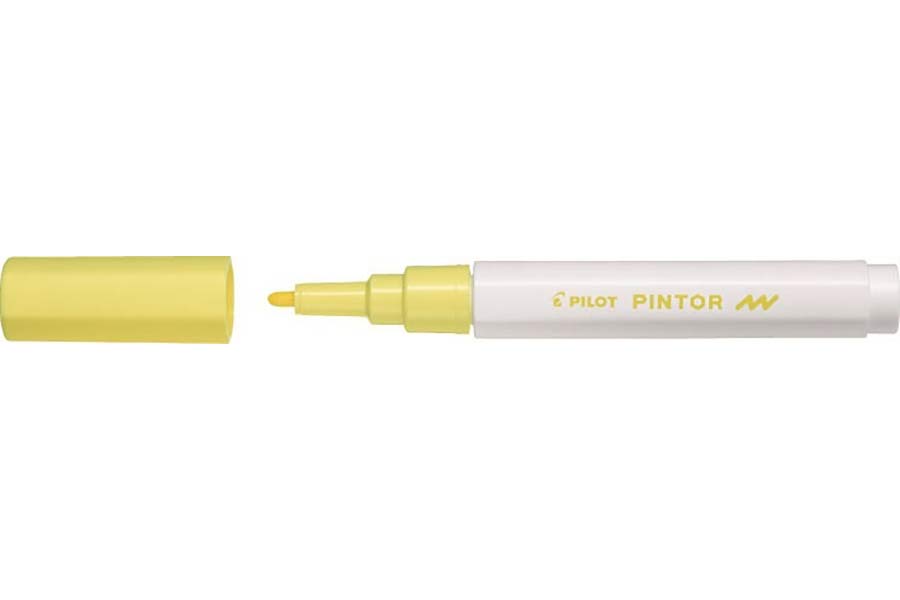 Popisovač Pilot Pintor F / pastelově žlutá