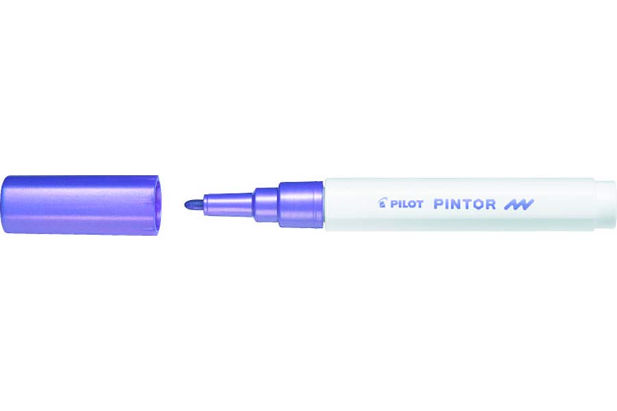Popisovač Pilot Pintor F / metalická fialová