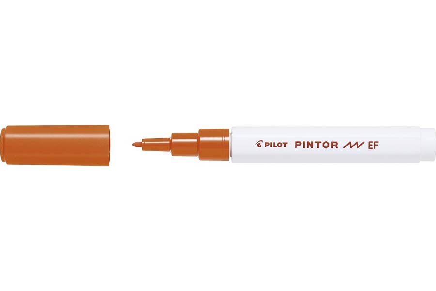 Popisovač Pilot Pintor EF / hnědá