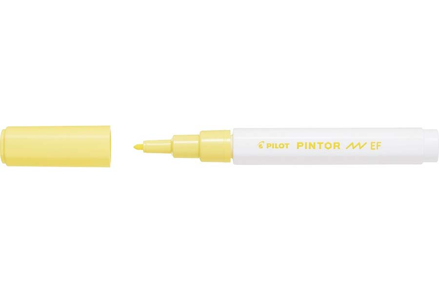 Pilot Pintor 4077 EF popisovač akryl pastelově žlutý