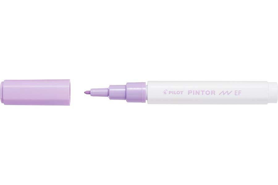Popisovač Pilot Pintor EF / pastelově fialová