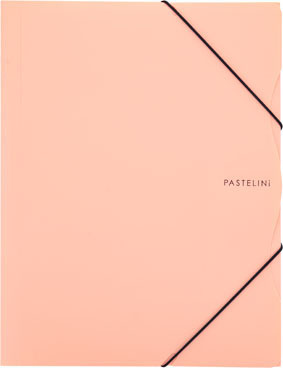 Spisové desky A4 s gumou PASTELINI - oranžová