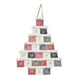 Adventní kalendář, textil - růžová, 55x77cm Adventní kalendář, textil - růžová, 55x77cm