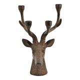 Adventní svícen jelen 34 cm