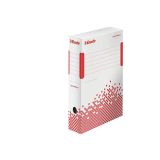 Archivní box A4/80 mm, recyklovaný karton, ESSELTE Speedbox, bílý