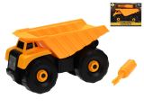 Auto stavební sklápěčka 15cm šroubovací volný chod v krabičce Auto stavební sklápěčka 15cm šroubovací volný chod v krabičce