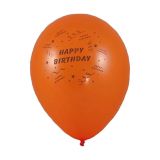 Balón M 25 cm, Happy Birthday / 10 ks / Balón M 25 cm, Happy Birthday / 10 ks /