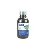 Barva temperová 125ml metalická černá
