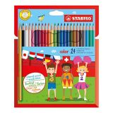 Barvičky šest-hranné STABILO color, 20 ks různých barev + 4 neonové barvy Barvičky šest-hranné STABILO color, 20 ks různých barev + 4 neonové barvy