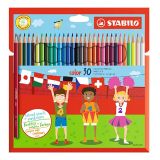 Barvičky šest-hranné STABILO color, 26 různých barev + 4 neonové barvy Barvičky šest-hranné STABILO color, 26 různých barev + 4 neonové barvy
