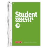 Blok A4 College s boční spirálou, čistý, 80 listů, 70g /m2