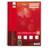 Blok A4 College s boční spirálou čtverečkovaný 80 L Blok A4 College s boční spirálou čtverečkovaný 80 L