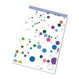 Blok A4 pozn. čistý-spirála v hlavě / 50 listů