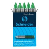 Náplň pro rollery Schneider Cartridge 852 0,6 mm / 5 ks - zelená Náplň pro rollery Schneider Cartridge 852 0,6 mm / 5 ks - zelená