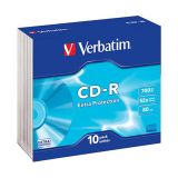 CD-R Verbatim DataLife Extra Protection, 52x, 700 MB/80 MIN, 10-pack slim CD-R Verbatim DataLife Extra Protection, 52x, 700 MB/80 MIN, 10-pack slim