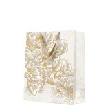 Dárková taška large premium 26,5x33,5x13 cm Vintage Gold Petal Design