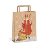 Dárková taška Mikulášská Kraft