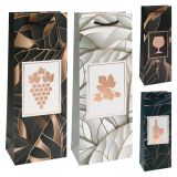 Dárková taška na láhev H984, velikost 12x9x35 cm (mix /cena 1ks) Dárková taška na láhev H984, velikost 12x9x35 cm (mix /cena 1ks)