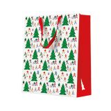 Dárková taška vánoční 20x25x10 cm Christmas Hustle
