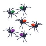 Dekorace pavouk Halloween 6,5x6 cm (6 ks) Dekorace pavouk Halloween 6,5x6 cm (6 ks)