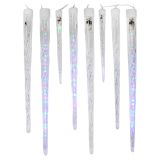 Dekorativní osvětlení 193 LED RGB - rampouchy 8 ks, 3,5 m Dekorativní osvětlení 193 LED RGB - rampouchy 8 ks, 3,5 m