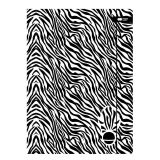 Deska s gumičkou Happy Color 24 x 31 cm (A4) karton - Black&White zebra