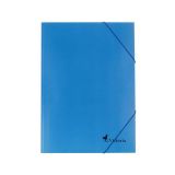 Deska s gumičkou, kartonová A4, VICTORIA, modrá