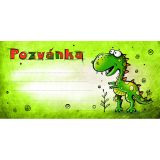 Dětská pozvánka na párty - Dráček, bal. 10 ks Dětská pozvánka na párty - Dráček, bal. 10 ks
