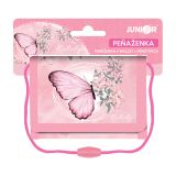 Dětská textilní peněženka JUNIOR S8 - Butterfly Dětská textilní peněženka JUNIOR S8 - Butterfly