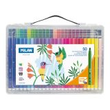 Fixy MILAN kulaté 0.5 mm MAXI - sada 50 ks kufřík Fixy MILAN kulaté 0.5 mm MAXI - sada 50 ks kufřík