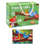 Dětské puzzle 50 x 34 cm (24 dílků) - Treetop talks Dětské puzzle 50 x 34 cm (24 dílků) - Treetop talks