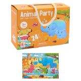 Dětské puzzle 50 x 34 cm (24 dílků) - Animal Party