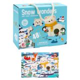 Dětské puzzle 50 x 34 cm (48 dílků) - Snow Wonders Dětské puzzle 50 x 34 cm (48 dílků) - Snow Wonders