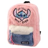 Dětský plyšový batoh - Stitch pink