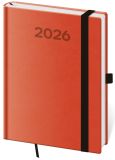 Diář 2026 denní B6 Print Pop - oranžový