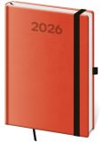 Diář 2026 týdenní A5 Print Pop - oranžový