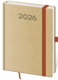 Diář 2026 týdenní B6 Print Pop - cappuccino