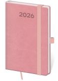 Diář 2026 týdenní kapesní Tisk Pop - růžový