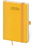 Diář 2026 týdenní kapesní Tisk Pop - žlutý