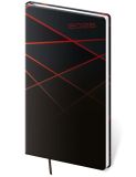 Diář 2026 týdenní kapesní Vario - 1 ČERNÝ DESIGN