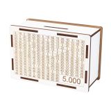 Dřevěná pokladnička 5000