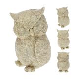 Figurka sedící sovy 12 cm, zlatá, třpytivá (3 vzory) Figurka sedící sovy 12 cm, zlatá, třpytivá (3 vzory)