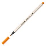 Fix se štětcovým hrotem pro různé šířky čar STABILO Pen 68 Brush, oranžový