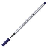 Fix se štětcovým hrotem pro různé šířky čar STABILO Pen 68 Brush, pruská modrá