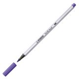 Fix se štětcovým hrotem pro různé šířky čar STABILO Pen 68 Brush, světle fialový