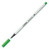 Fix se štětcovým hrotem pro různé šířky čar STABILO Pen 68 Brush, světle zelený