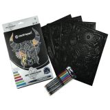 Fixy CENTROPEN 9390 Metallic set s omalovánkami - sada 6 + 4 ks